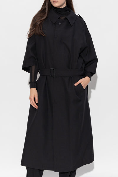 short sleeve trench coat