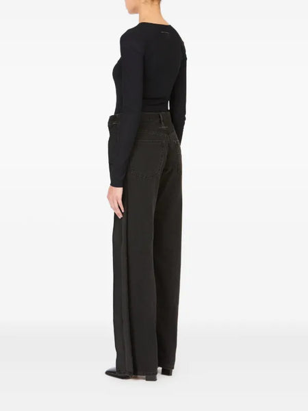 straight-leg jeans