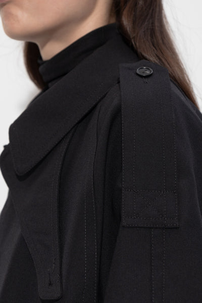 short sleeve trench coat