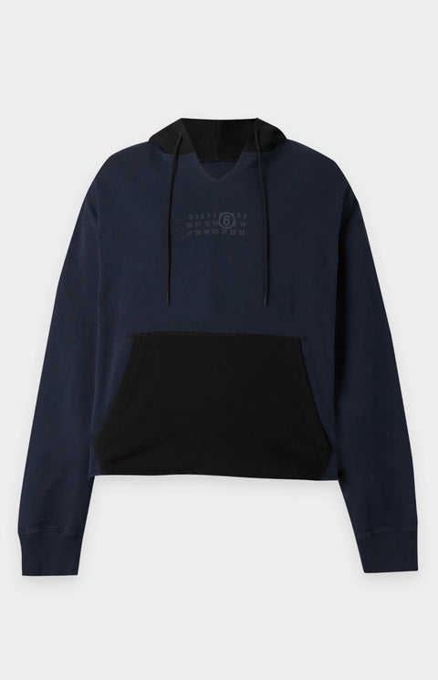 hoodie - navy/black
