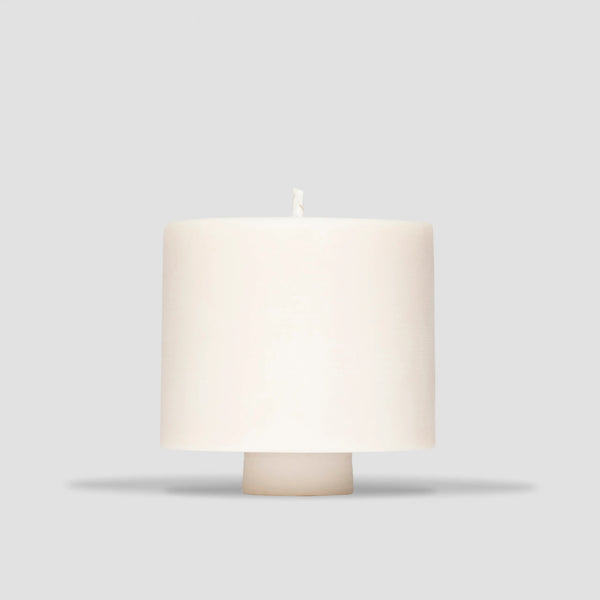 Large Candle and Holder Set - Black