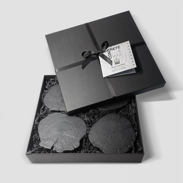 Arboreal Concrete Coasters - Set of Four