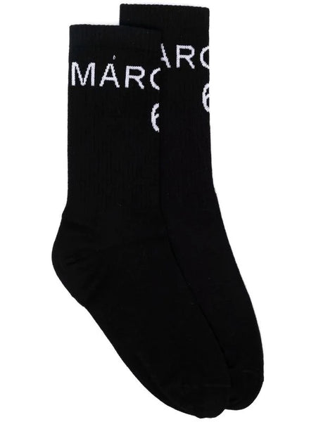 logo-print socks
