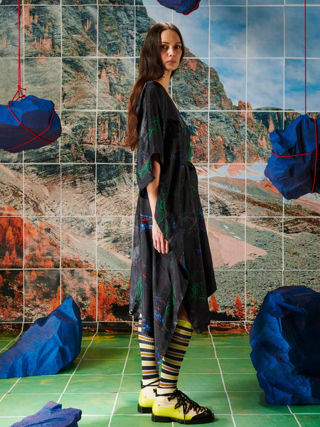 Uncut Kaftan - Dark Fireworks