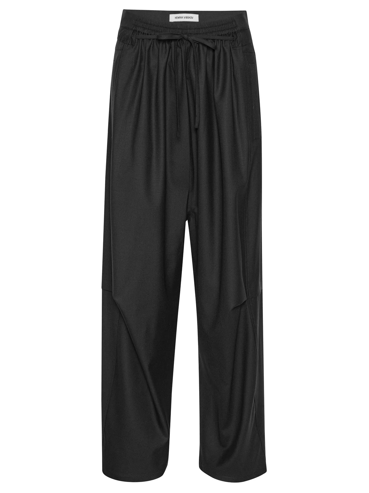 Drawstring Pants - Tropical Black