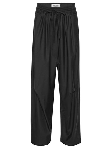 Drawstring Pants - Tropical Black