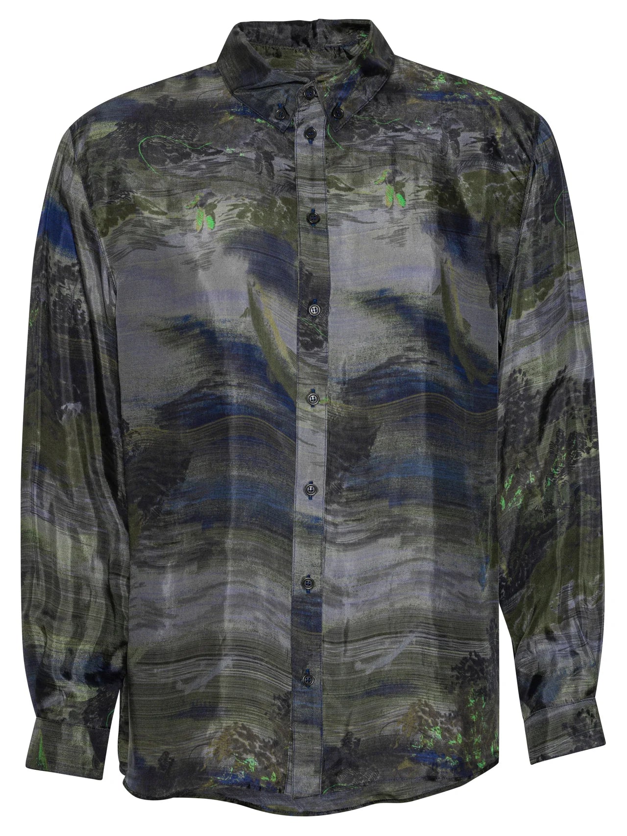 Block Shirt - Fishes Light