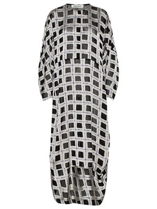 DIMNESS DRESS - LIGHT BURN OUT GRID