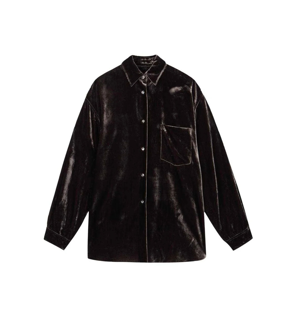 mulberry velvet shirt