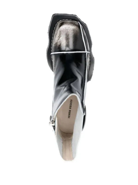 ELLE DRIVER HEEL - WHITE BRUSH OFF