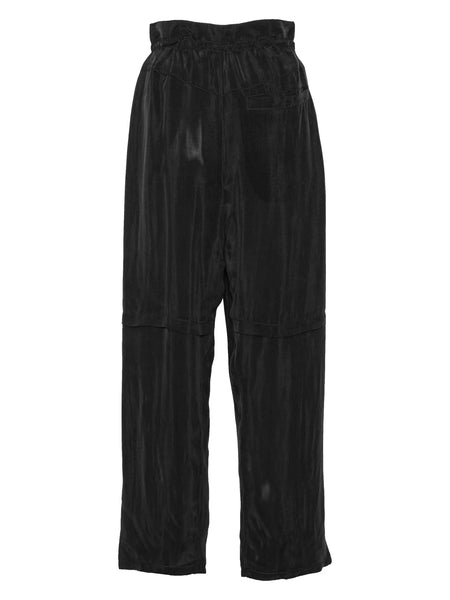 Drawstring Pants - Black Cupro