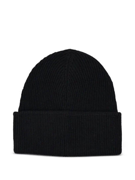 ribbed tape beanie