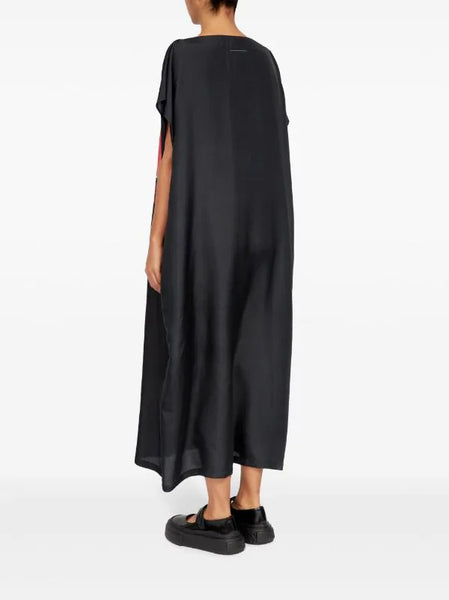 silk T-shirt maxi dress