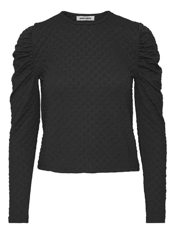 Sun Reflection Blouse - Black Bubbles