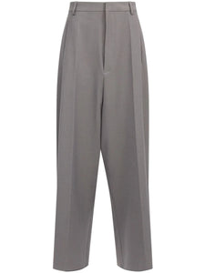 fluid gabardine trousers