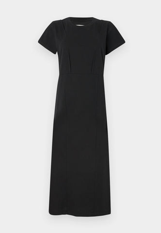 jersey midi dress