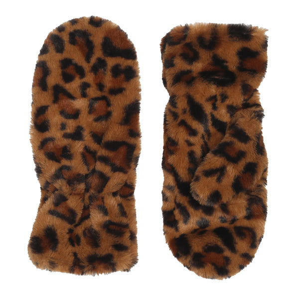 Faux Fur Mittens - Multiple Colours