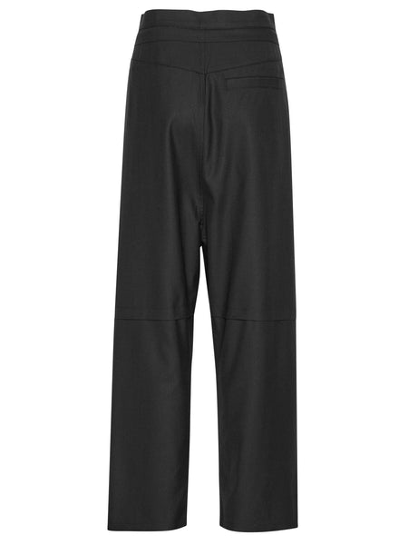 Drawstring Pants - Tropical Black