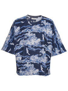 Dart Tee - Fishes Blue