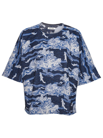 Dart Tee - Fishes Blue