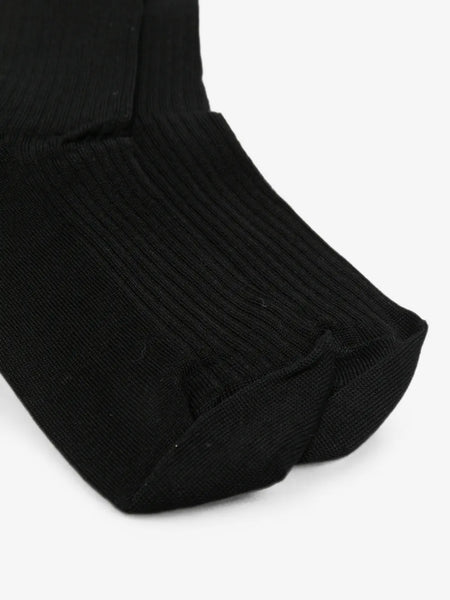 logo ribbed socks