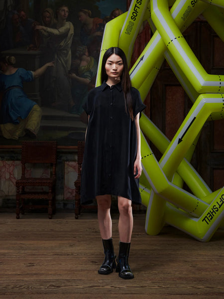 Suit Cover Dress - Black