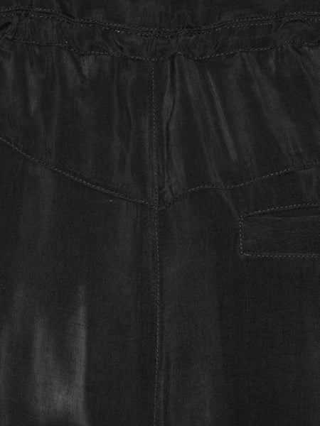 Drawstring Pants - Black Cupro