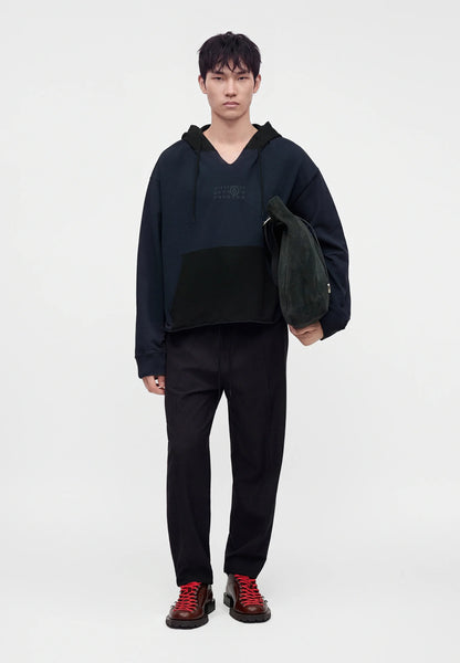 hoodie - navy/black