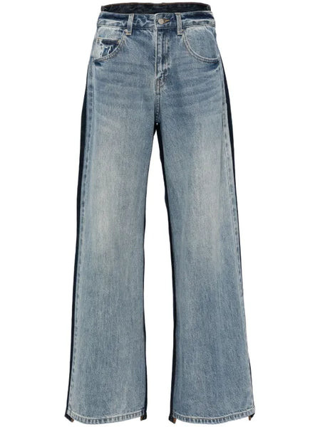 color block jeans