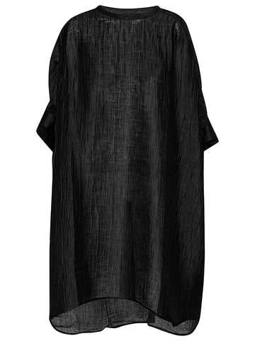 RENEW SILK DRESS - BLACK