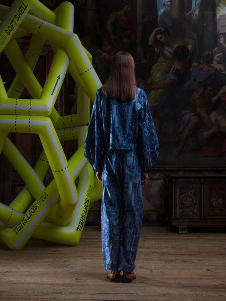 Curved Denim Pants - Instrumentcase Denim