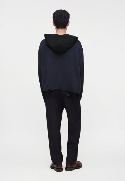 hoodie - navy/black
