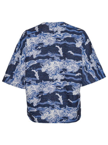 Dart Tee - Fishes Blue