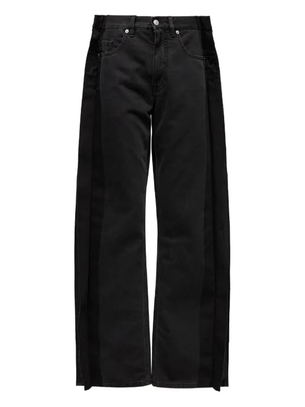straight-leg jeans