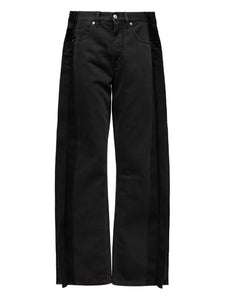 straight-leg jeans