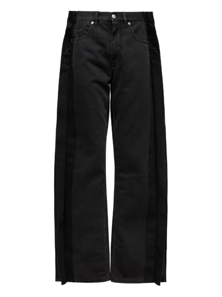 straight-leg jeans