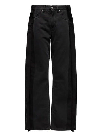 straight-leg jeans