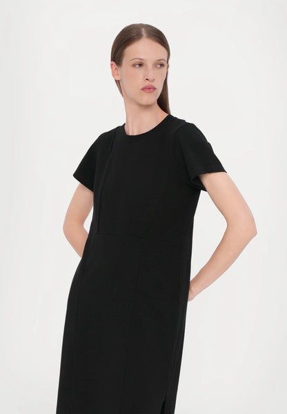 jersey midi dress