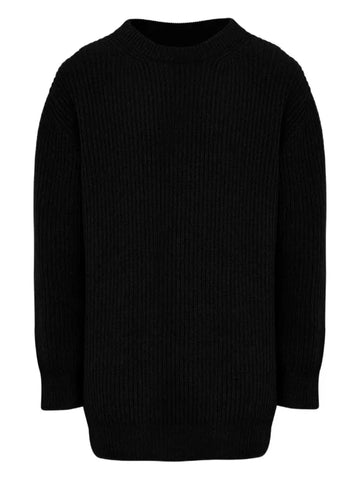 ribbed crewneck