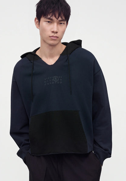 hoodie - navy/black
