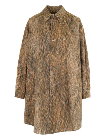 animal-print shirt/dress