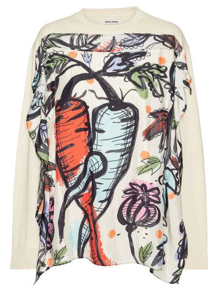 Square Longsleeve - Bone White