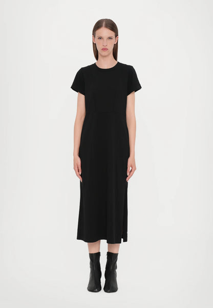 jersey midi dress