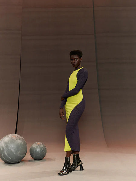 Vertigo Dress - Jersey BiColor