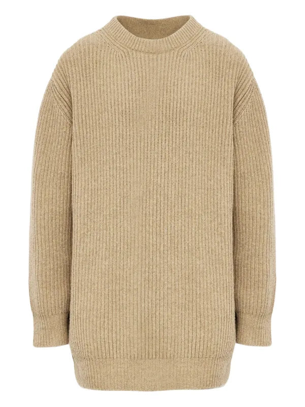 ribbed crewneck