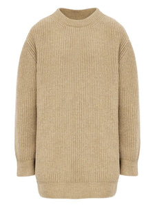 ribbed crewneck