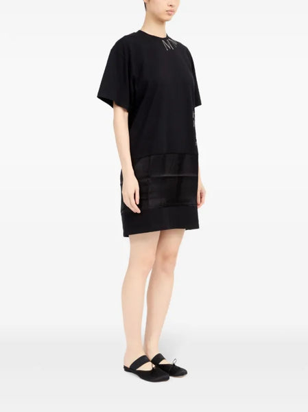 logo-print T-shirt dress