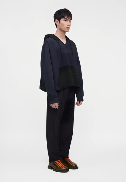 hoodie - navy/black