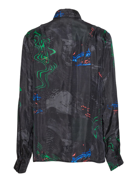 Backpack Shirt - Dark Fireworks