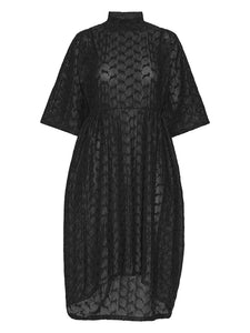 VERY TURTLE DRESS - BLACK